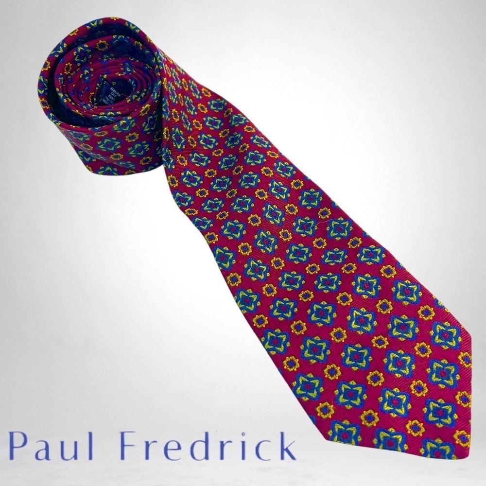 PAUL FREDRICK Handsome Men’s Silk Tie